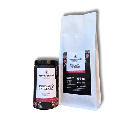 Perfecto Espresso Kaffebohnen der Eigenmarke Beutelschmidt