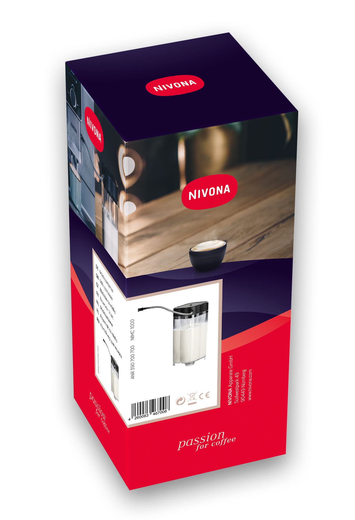 MilchContainer NIMC 1000-Milchbehälter-Nivona-Beutelschmidt