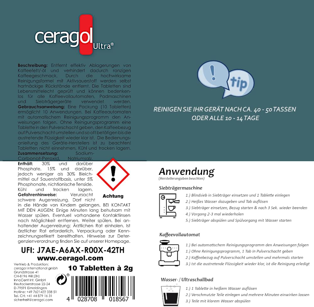 Premium Reinigungstabletten-Reinigungstabletten-Ceragol-Beutelschmidt