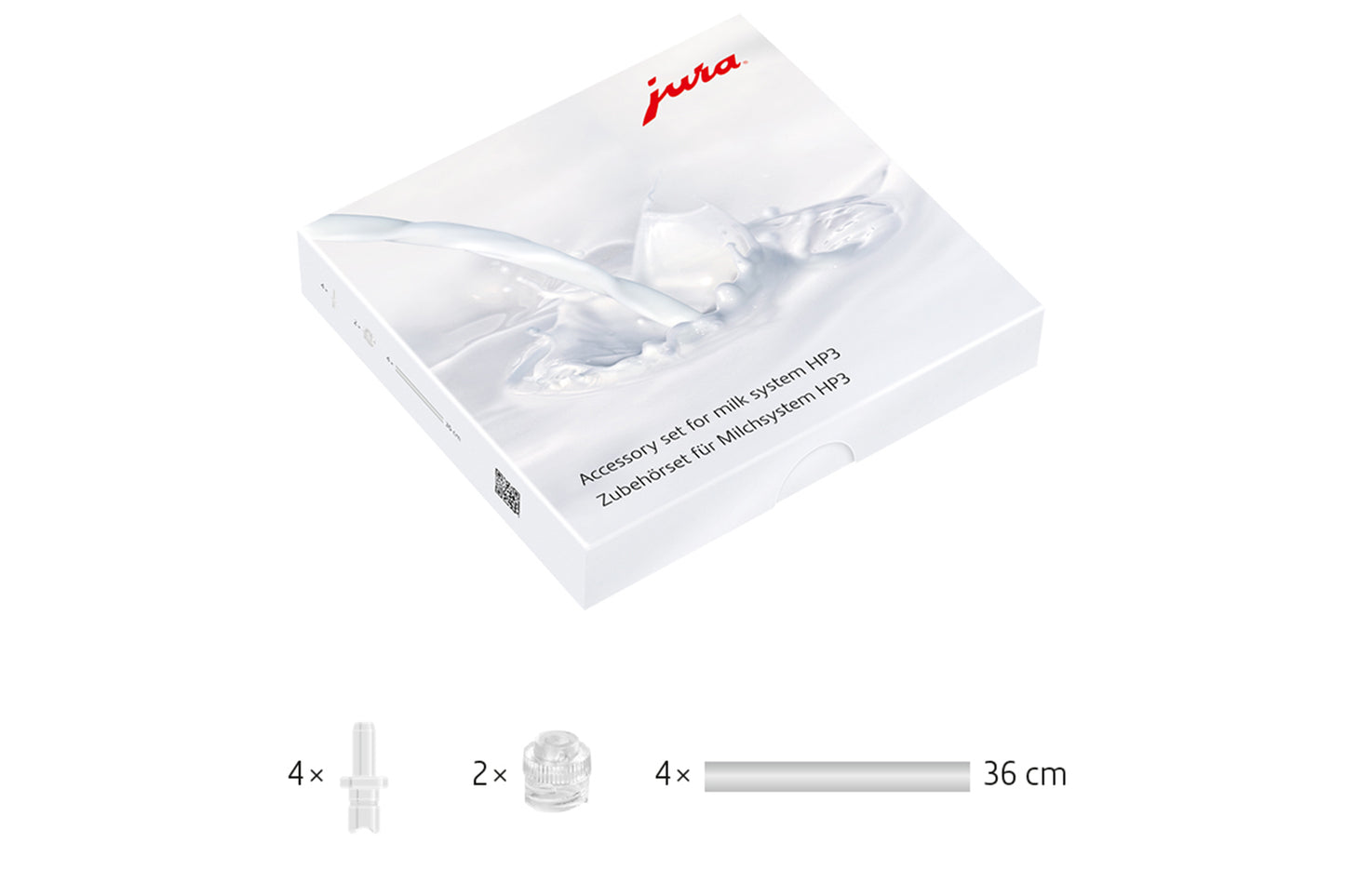 Zubehörset für Milchsysteme-Milchschlauch-Jura-Beutelschmidt