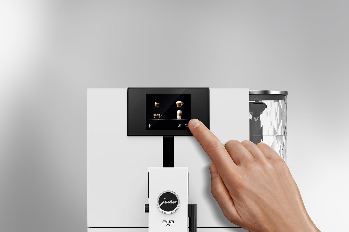 Jura-ENA 8 Full Nordic White-Kaffeevollautomaten-Beutelschmidt