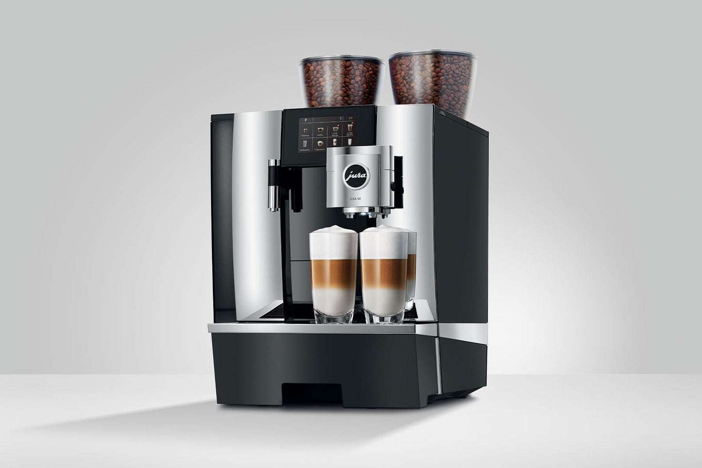 Jura-GIGA X8 Aluminium Chrom-Kaffeevollautomaten-Beutelschmidt