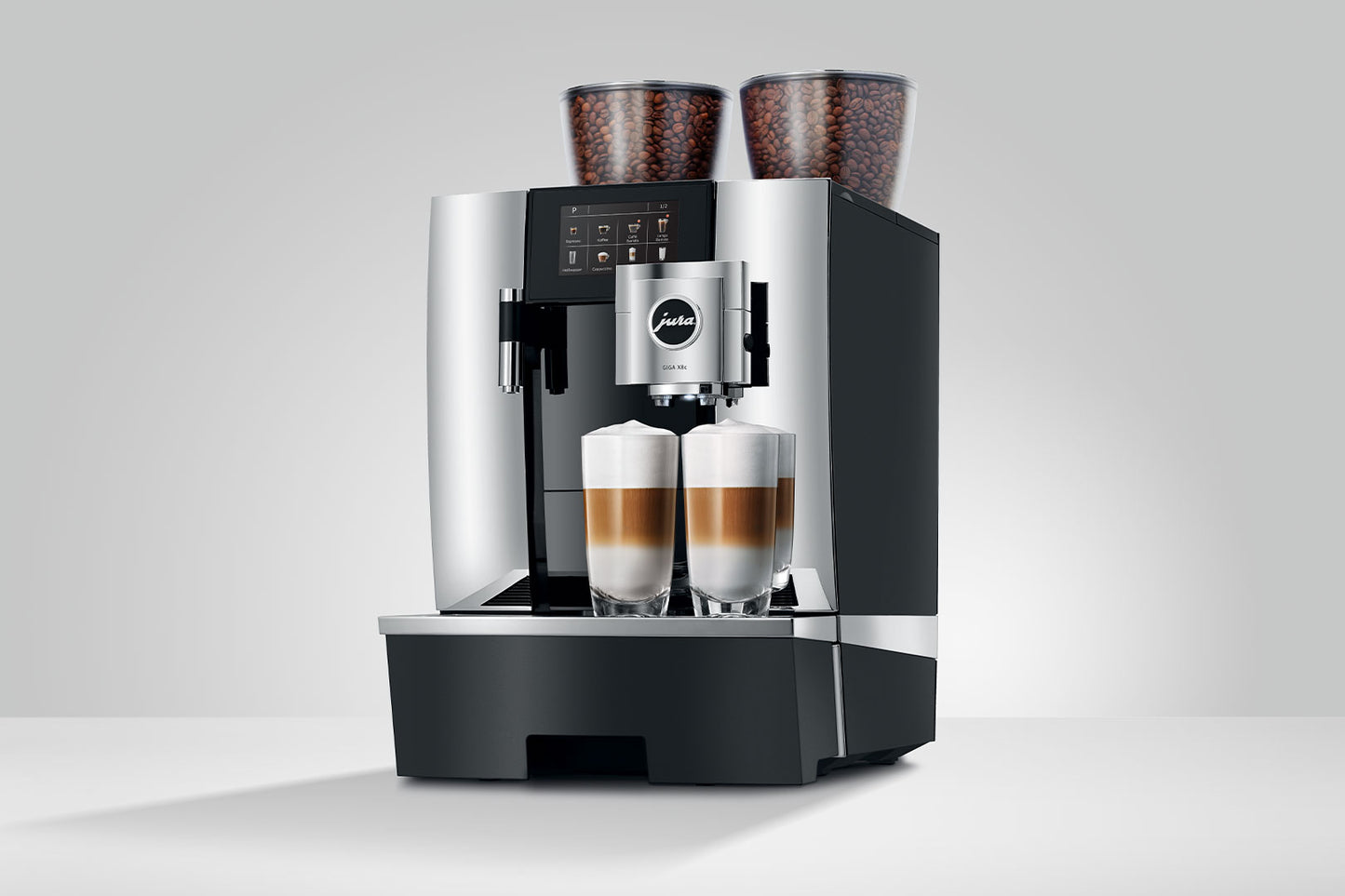 Jura-GIGA X8c Aluminium Chrom-Kaffeevollautomaten-Beutelschmidt