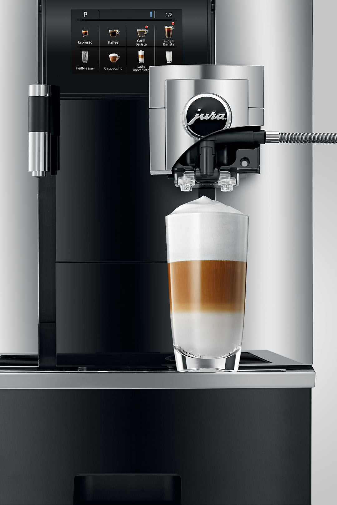 Jura-GIGA X8 Aluminium Chrom-Kaffeevollautomaten-Beutelschmidt
