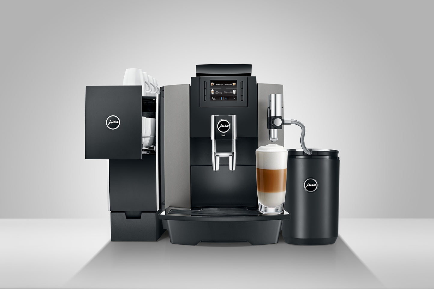 Jura-WE8 Dark Inox-Kaffeevollautomaten-Beutelschmidt