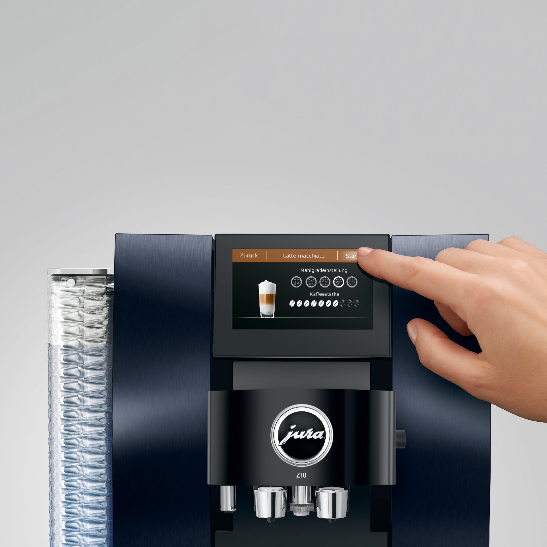 Jura-Z10 Aluminium Midnight Blue-Kaffeevollautomaten-Beutelschmidt