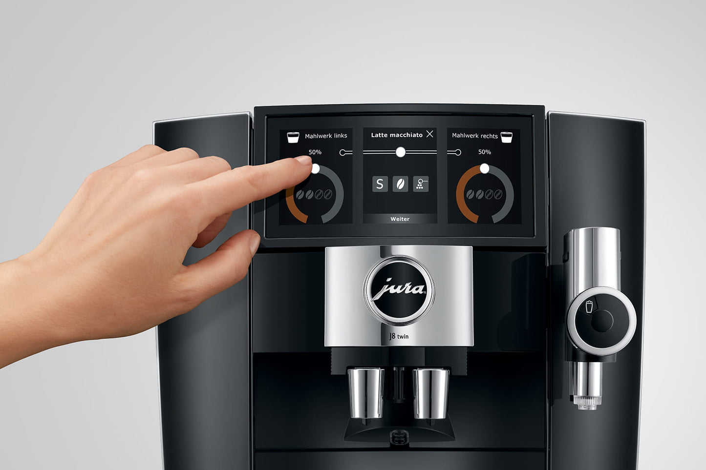 Jura-J8 Twin Diamond Black-Kaffeevollautomaten-Beutelschmidt