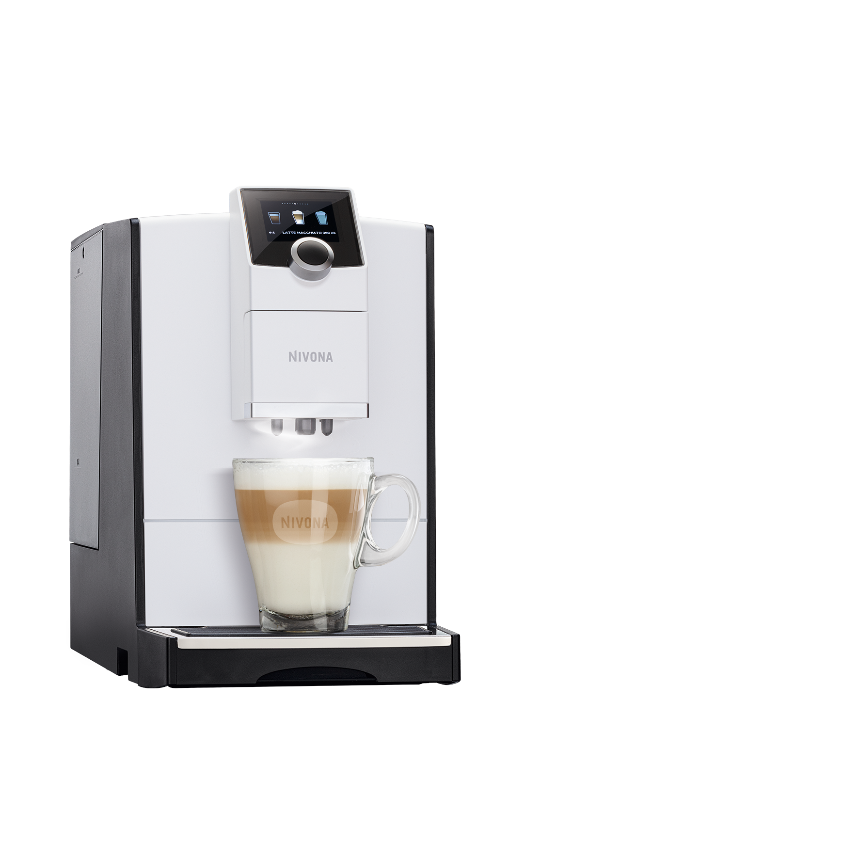 NICR 796 White Line / Chrom-Kaffeevollautomaten-Nivona-Beutelschmidt
