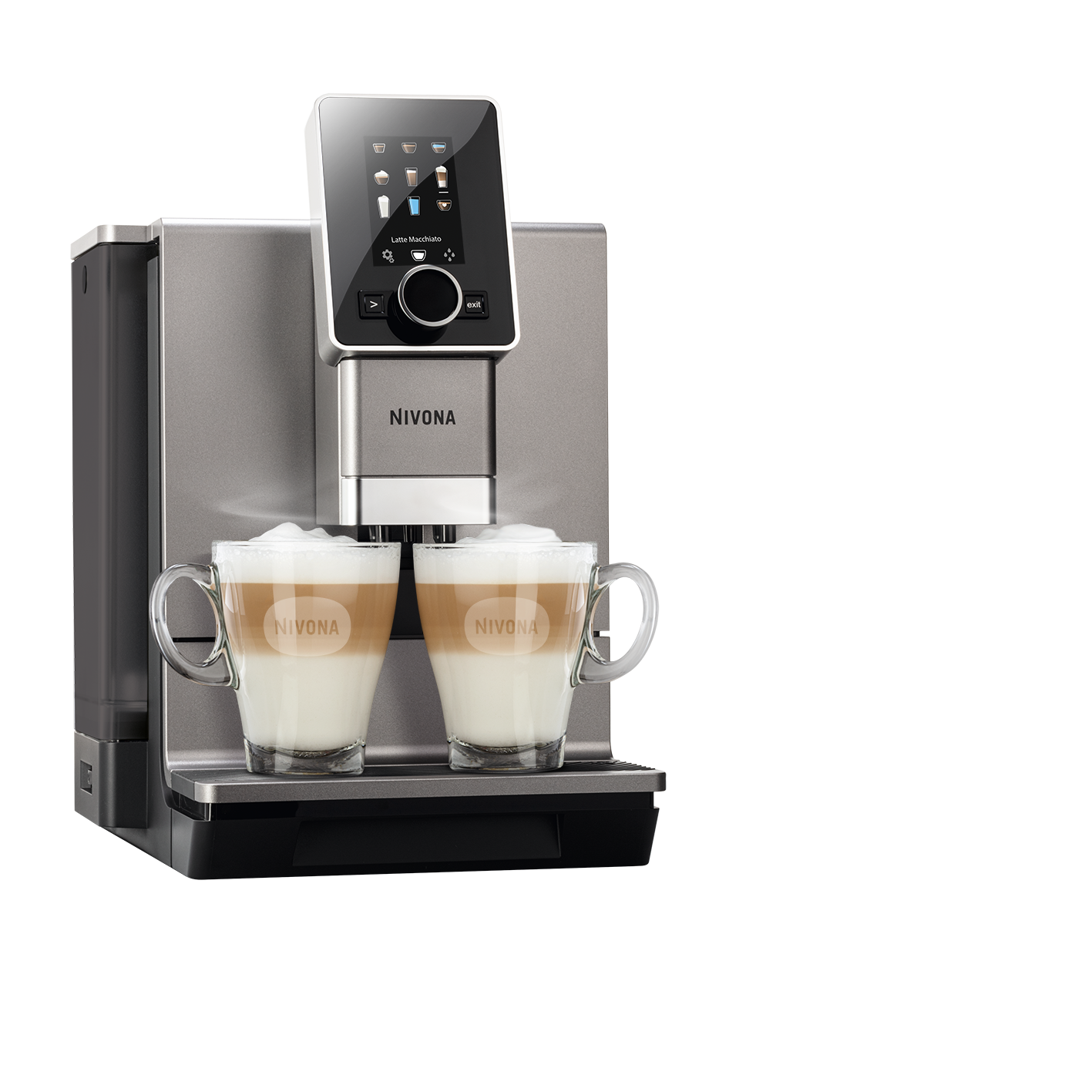 NICR 930 TItan / Chrom-Kaffeevollautomaten-Nivona-Beutelschmidt