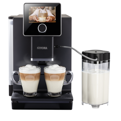 Nivona-NICR 960 Mattschwarz / Chrom-Kaffeevollautomaten-Beutelschmidt