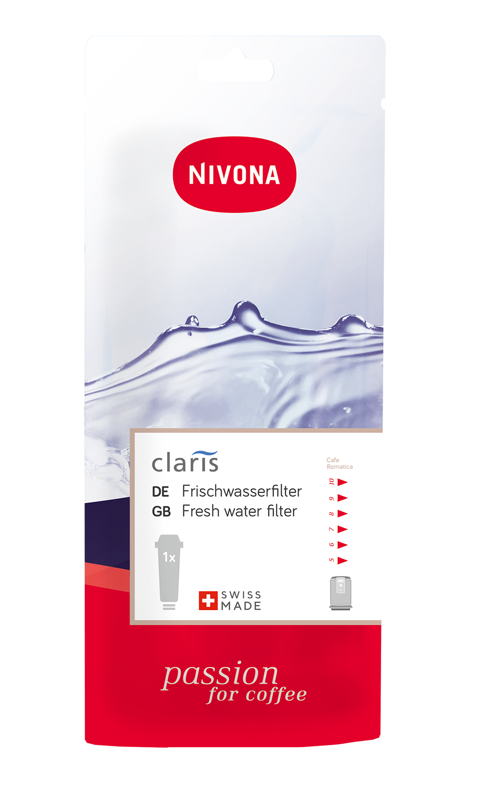 CLARIS Frischwasserfilter-Wasserfilter-Nivona-Beutelschmidt