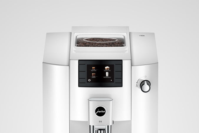 Jura-E6 Piano White-Kaffeevollautomaten-Beutelschmidt