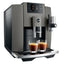 E8 Dark Inox-Kaffeevollautomaten-Jura-Beutelschmidt
