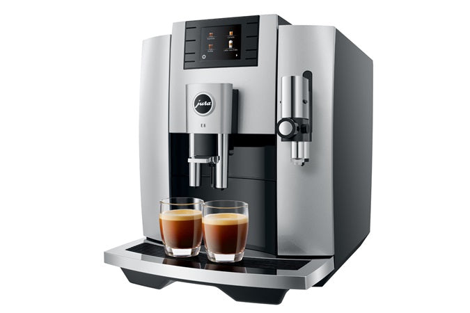 E8 Moonlight Silver-Kaffeevollautomaten-Jura-Beutelschmidt