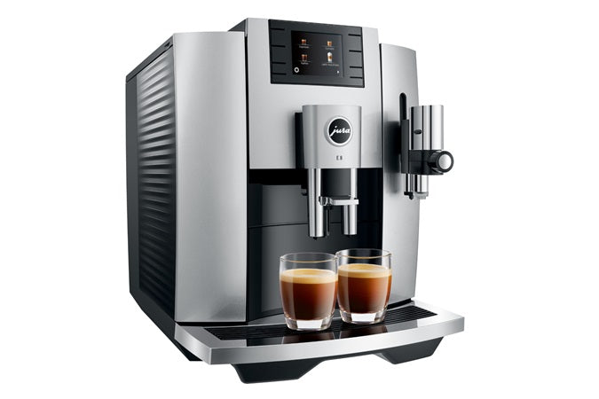 E8 Moonlight Silver-Kaffeevollautomaten-Jura-Beutelschmidt