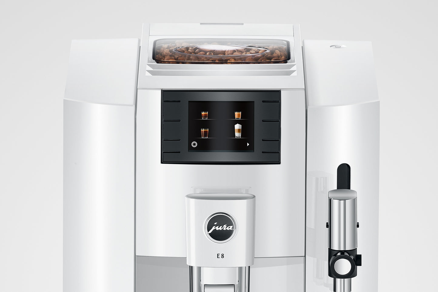 E8 Piano White-Kaffeevollautomaten-Jura-Beutelschmidt