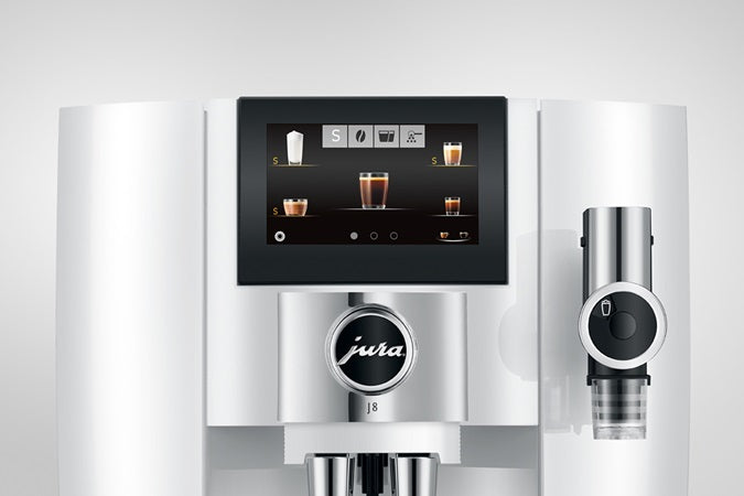 Jura-J8 Piano White-Kaffeevollautomaten-Beutelschmidt