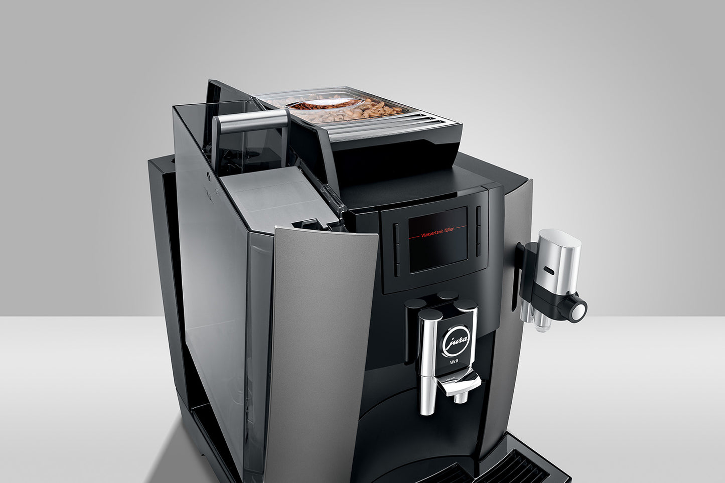 WE8 Dark Inox-Kaffeevollautomaten-Jura-Beutelschmidt